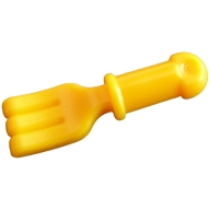 Lego vidlička, světle oranžová (93082i BRIGHT LIGHT ORANGE)